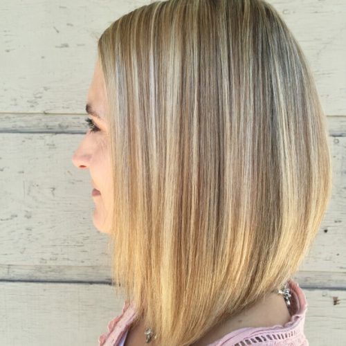 Long Bob Blonde Hairstyles With Babylights (Photo 13 of 20)