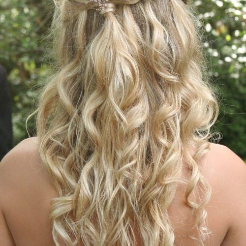 Cascading Curly Crown Braid Hairstyles (Photo 2 of 20)