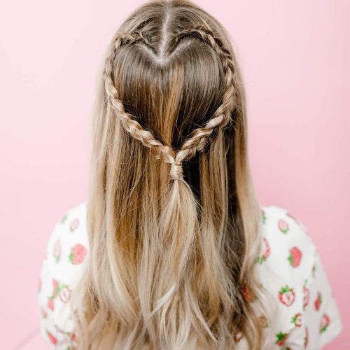 Heart-Shaped Fishtail Under Braid Hairstyles (Photo 7 of 20)