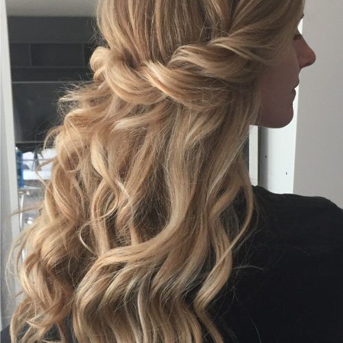 Dimensional Waves In Half Up Wedding Hairstyles (Photo 5 of 20)