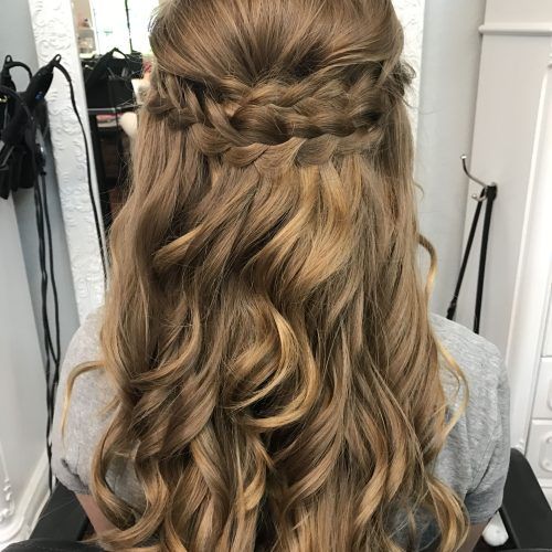 Half Prom Updos With Bangs And Braided Headband (Photo 3 of 20)