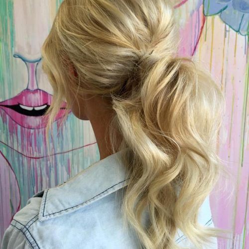 Charmingly Soft Ponytail Hairstyles (Photo 6 of 20)