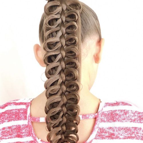 Bow Braid Ponytail Hairstyles (Photo 9 of 20)