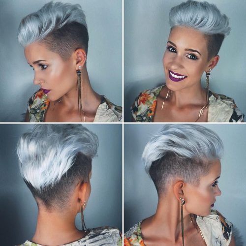Bleached Feminine Mohawk Hairstyles (Photo 10 of 20)