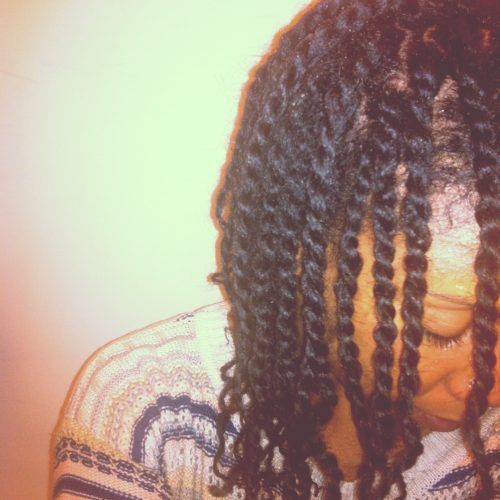 Very Thick And Long Twists Yarn Braid Hairstyles (Photo 18 of 20)