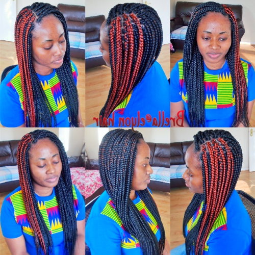 Cornrows Hairstyles With Color (Photo 9 of 15)