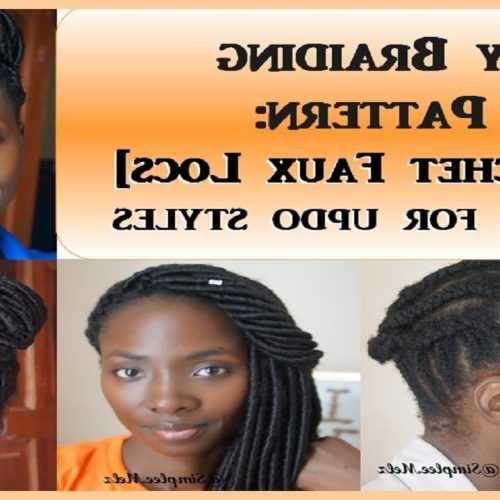 Crochet Braid Pattern For Updo Hairstyles (Photo 12 of 15)