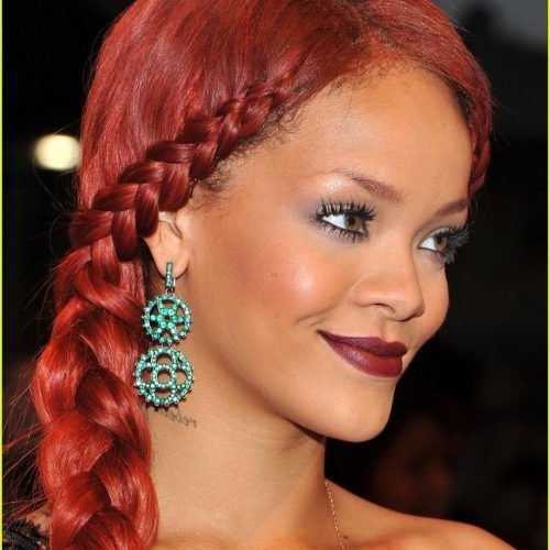 Rihanna Braided Hairstyles (Photo 6 of 15)