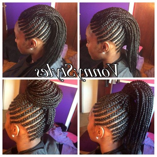Twisted Braids Mohawk Hairstyles (Photo 3 of 20)