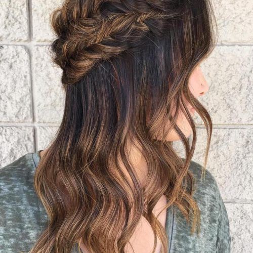 Halo Braided Hairstyles With Bangs (Photo 15 of 20)