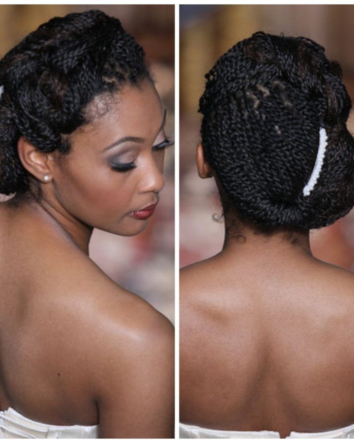 2024 Popular Wedding Hairstyles with Braids for Black Bridesmaids