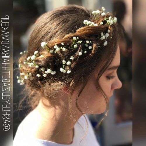 Floral Braid Crowns Hairstyles For Prom (Photo 3 of 20)