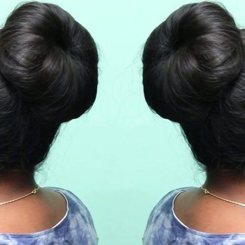 Pearl Bun Updo Hairstyles (Photo 5 of 20)