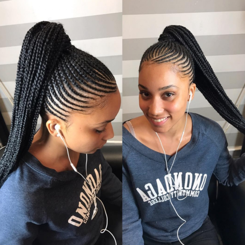 Braided Hairstyles For Black Hair (Photo 7 of 15)