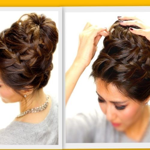 Easy Braided Updos For Medium Hair (Photo 9 of 15)