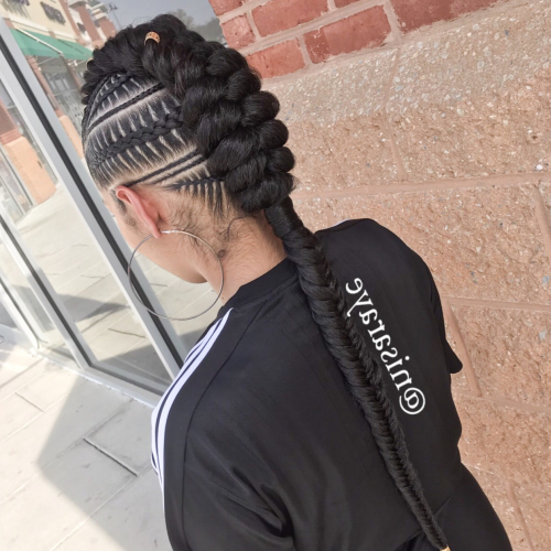 Twisted And Braided Mohawk Hairstyles (Photo 7 of 20)