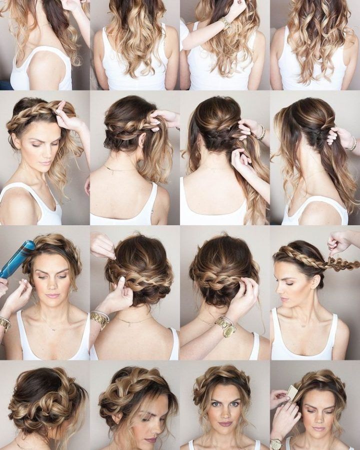 20 Collection of Milkmaid Crown Braids Hairstyles