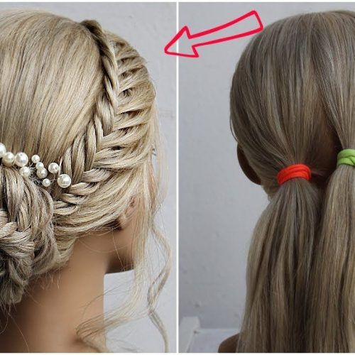 Folded Braided Updo Hairstyles (Photo 2 of 20)