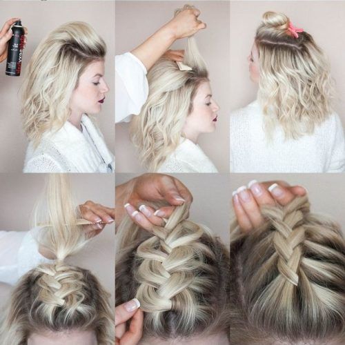 Sleek French Knot Hairstyles With Curls (Photo 15 of 20)