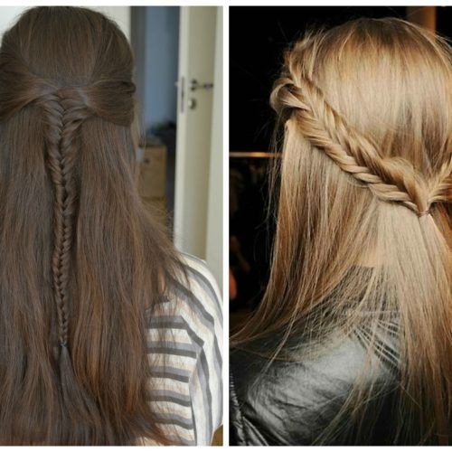 Half-Up And Braided Hairstyles (Photo 14 of 15)