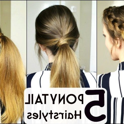 Cute And Carefree Ponytail Hairstyles (Photo 2 of 20)