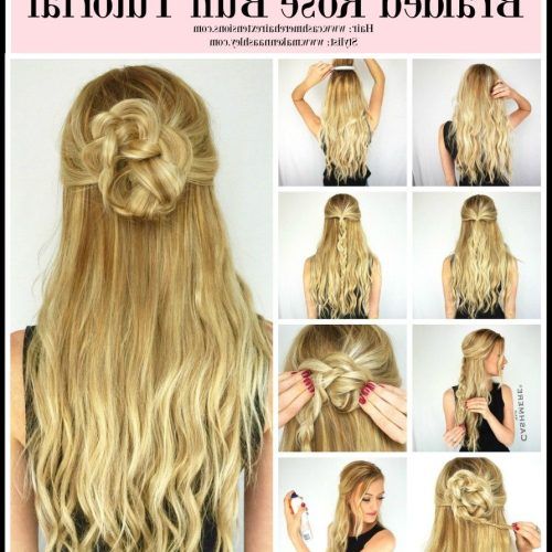 Rolled Roses Braids Hairstyles (Photo 12 of 20)