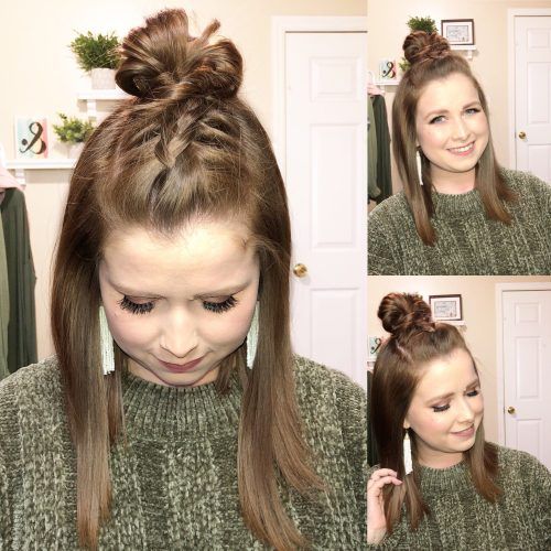 Braided Top Knot Hairstyles (Photo 11 of 20)