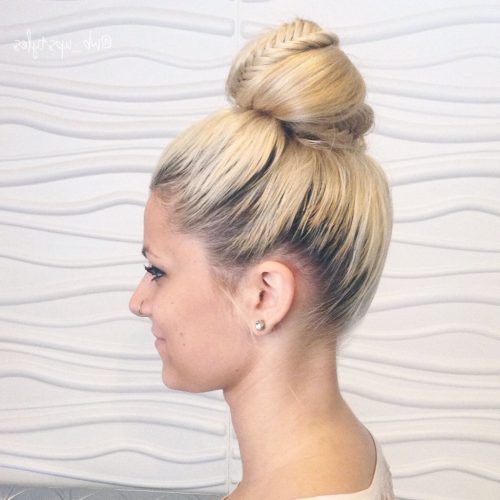 Braided Top Knot Hairstyles (Photo 12 of 20)