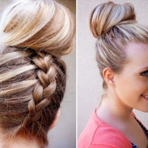 Quick Braided Updo Hairstyles (Photo 13 of 15)