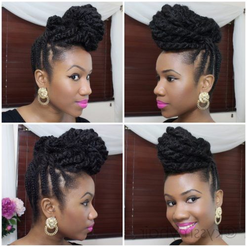 Updos Hairstyles For Natural Black Hair (Photo 9 of 15)