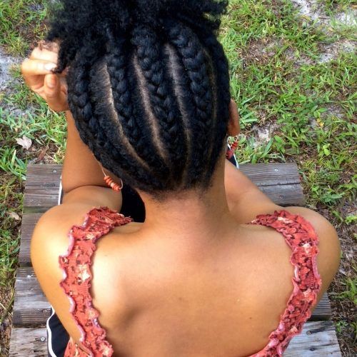 Braided Hairstyles On Short Natural Hair (Photo 10 of 15)