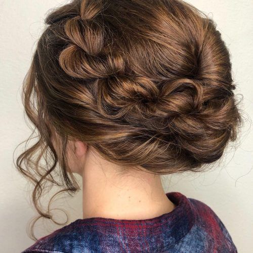Vintage Inspired Braided Updo Hairstyles (Photo 3 of 20)