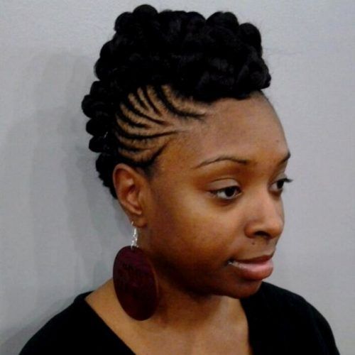 Braided Updo Black Hairstyles (Photo 7 of 15)