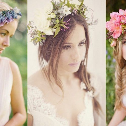 Braids And Flowers Hairstyles (Photo 11 of 15)