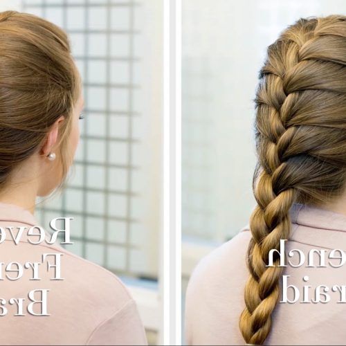 Reverse Braid And Side Ponytail Hairstyles (Photo 7 of 20)