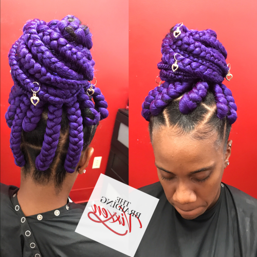 Lavender Braided Mohawk Hairstyles (Photo 1 of 20)