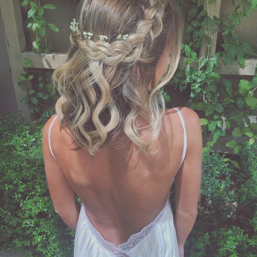 Braided Wedding Hairstyles With Subtle Waves (Photo 15 of 20)