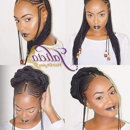 Straight Up Cornrows Hairstyles (Photo 1 of 15)
