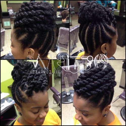 Marley Twist Updo Hairstyles (Photo 13 of 15)