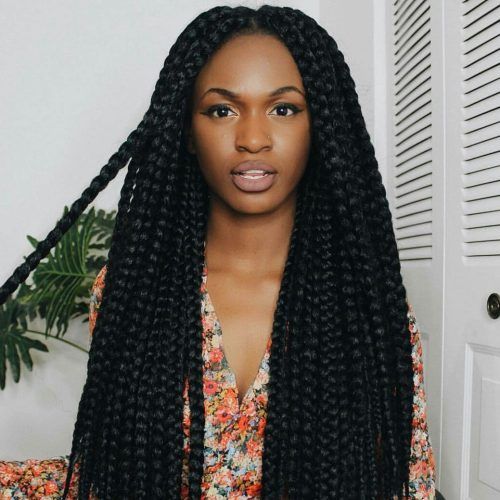 Very Thick And Long Twists Yarn Braid Hairstyles (Photo 10 of 20)