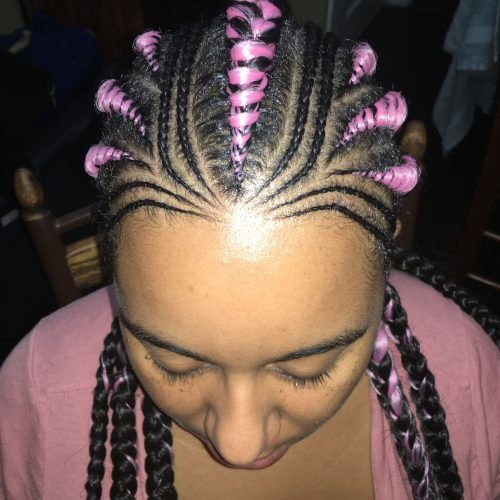 Cornrows Hairstyles With Color (Photo 1 of 15)