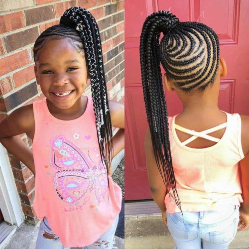 Tiny Braids Hairstyles For Front Pieces (Photo 13 of 20)