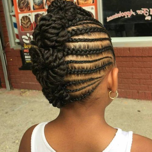 Black Twisted Mohawk Braid Hairstyles (Photo 7 of 20)