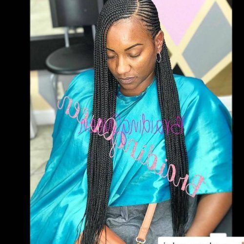 Mermaid Waves Hairstyles With Side Cornrows (Photo 12 of 20)