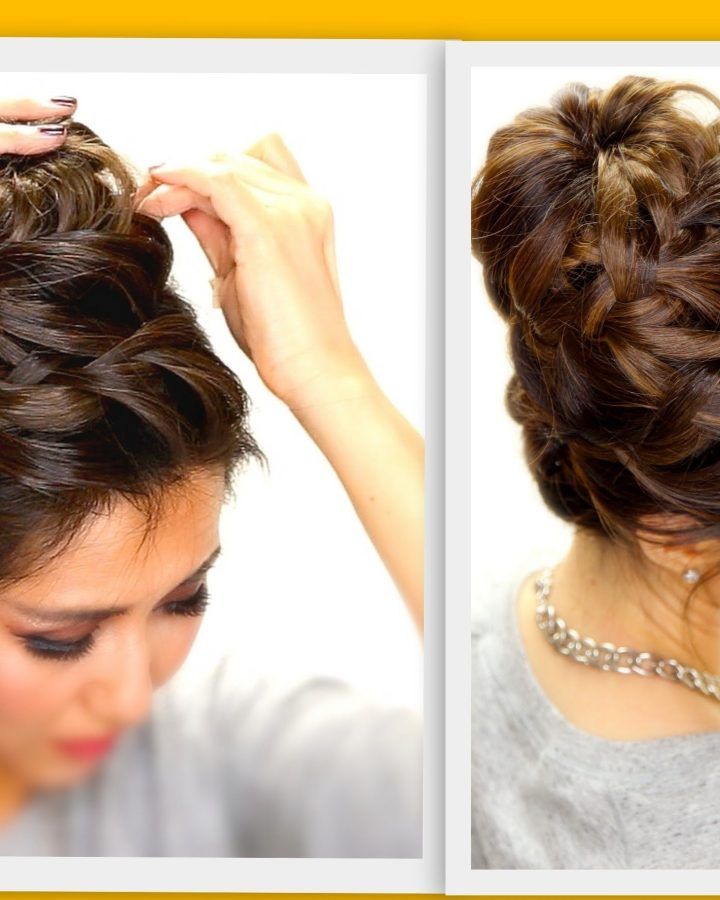 15 Collection of Braided Hairstyles Up into a Bun