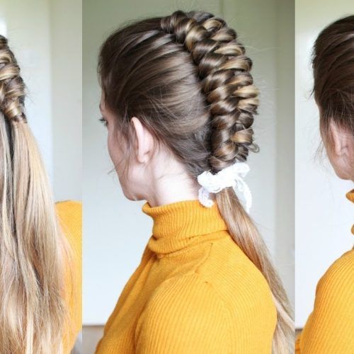 Half-Up And Braided Hairstyles (Photo 6 of 15)