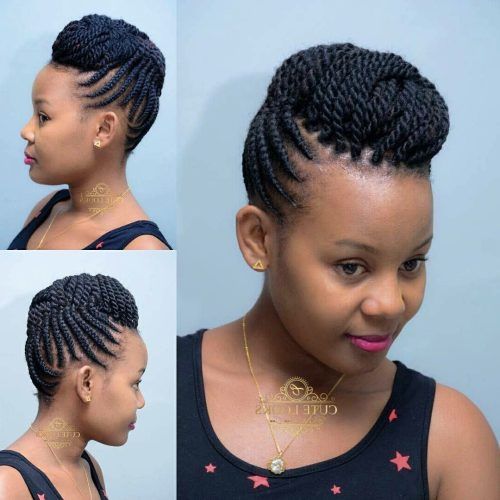 Lovely Black Braided Updo Hairstyles (Photo 11 of 20)