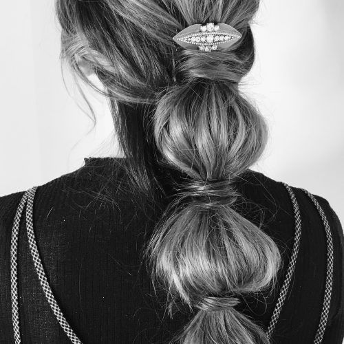 Bubble Braid Updo Hairstyles (Photo 6 of 20)