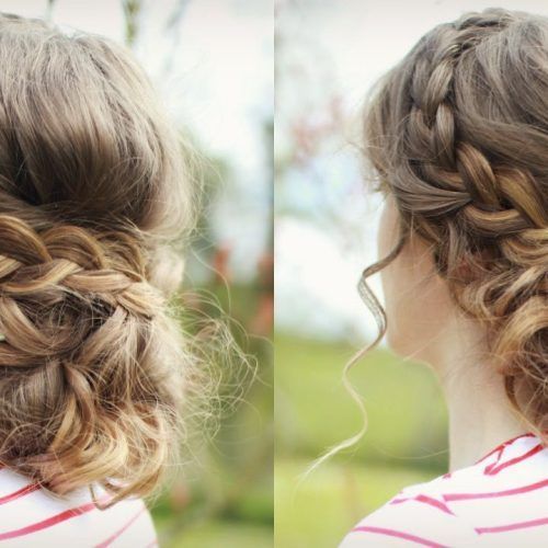 Messy Updo Hairstyles With Free Curly Ends (Photo 9 of 20)