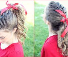 20 Ideas of French Braid Ponytail Hairstyles with Curls